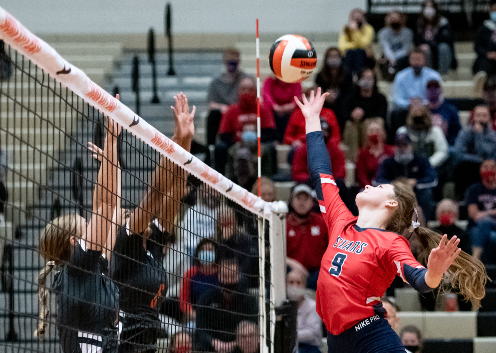East vs North volleyball